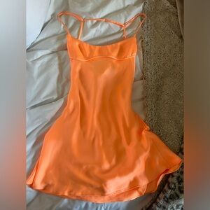 Zara Bright Orange Satin Garment